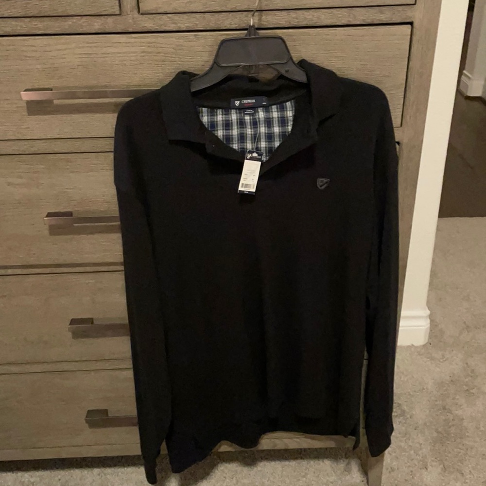 Daniel Cremieux long sleeve polo shirt brand new